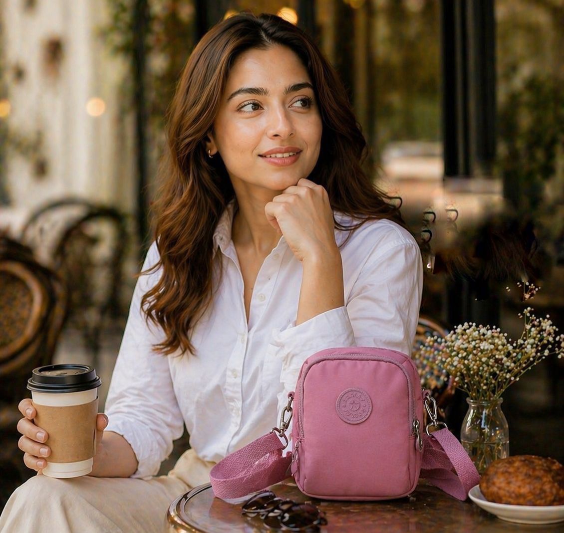 Premium Women's Mini Crossbody Bag | Lightweight Multi-Pocket Shoulder Bag