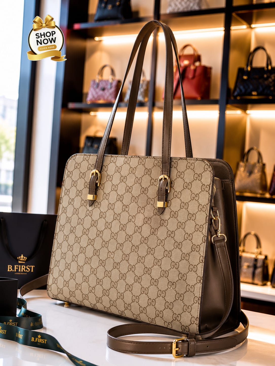 Women's Premium Printed Tote Handbag | Stylish Shoulder Bag for Office & Casual Use
