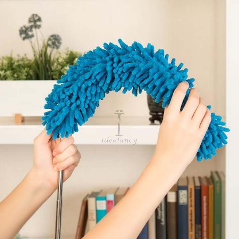 Flexible Microfiber Bendable Duster | Extendable Dust Cleaning Brush for Home & Car