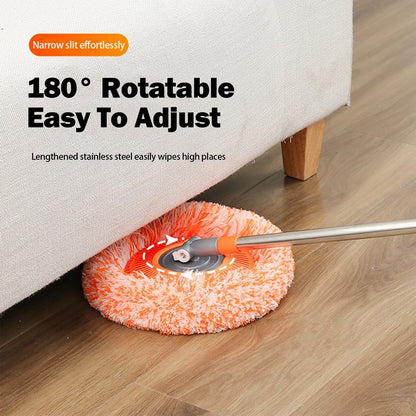 360° Sunflower Spin Mop | Premium Microfiber Floor Cleaning Mop