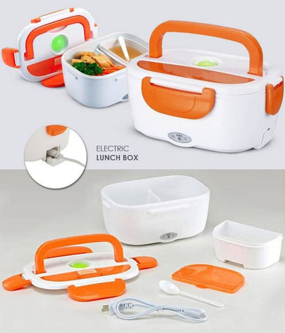 Portable Electric Lunch Box Food Warmer | Heated Lunch Box for Car, Office & Travel (12V)