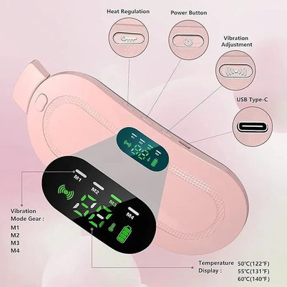 Period Pain Cramp Relief Belt Heating Pad