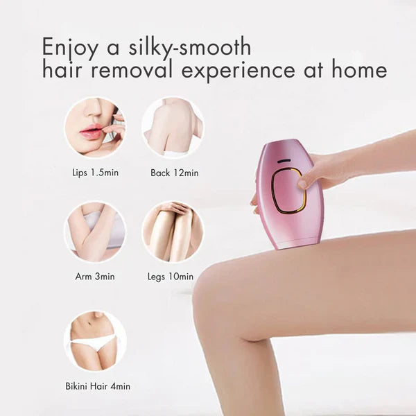 Portable IPL Laser Hair Removal Handset | Painless Hair Removal Device for Women