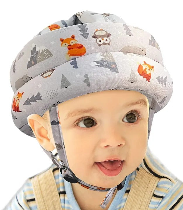 Baby Head Protection Cushion Cap – Soft Adjustable Anti-Fall Safety Cap