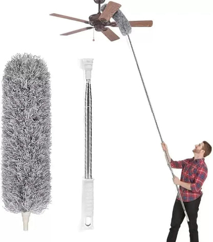 360° Flexible Telescopic Dust Duster | Extendable Microfiber Cleaning Brush