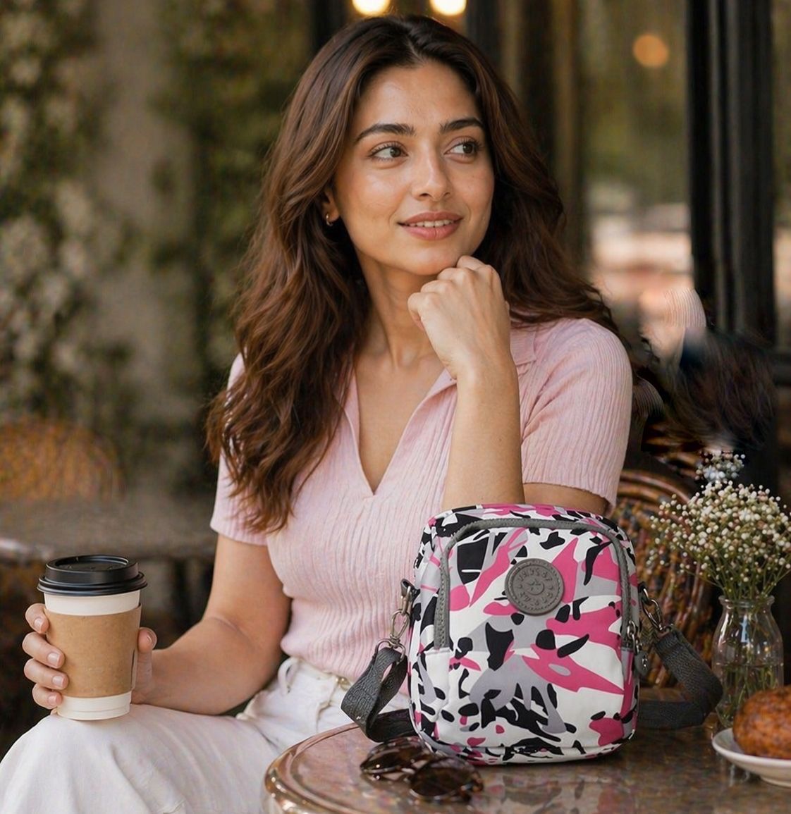 Premium Women's Mini Crossbody Bag | Lightweight Multi-Pocket Shoulder Bag