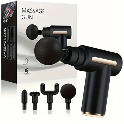 Portable Deep Tissue Massage Gun | 4 Massage Heads
