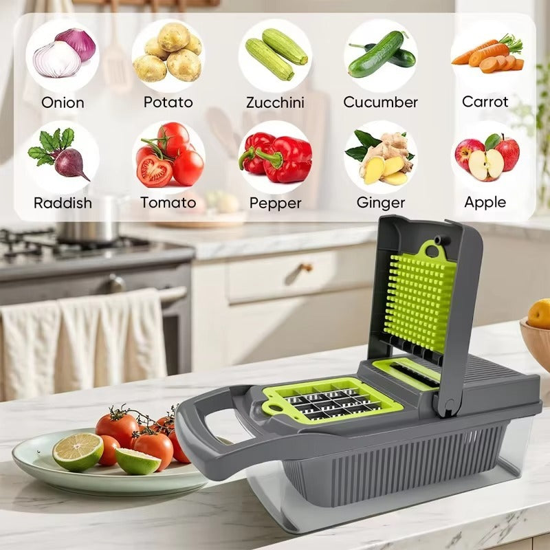 16-in-1 Vegetable Chopper ✅ Chop, Slice & Grate