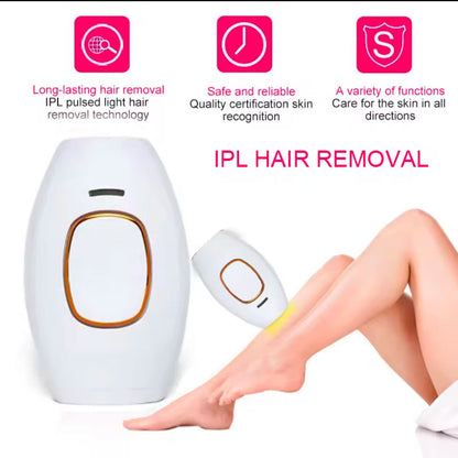 Portable IPL Laser Hair Removal Handset | Painless Hair Removal Device for Women