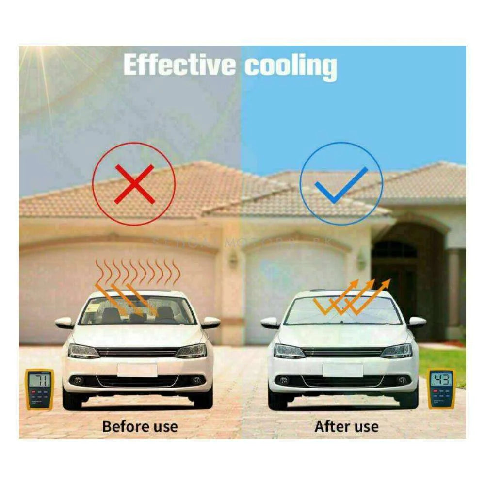 Foldable Car Windshield Sunshade Umbrella | Heat & UV Protection