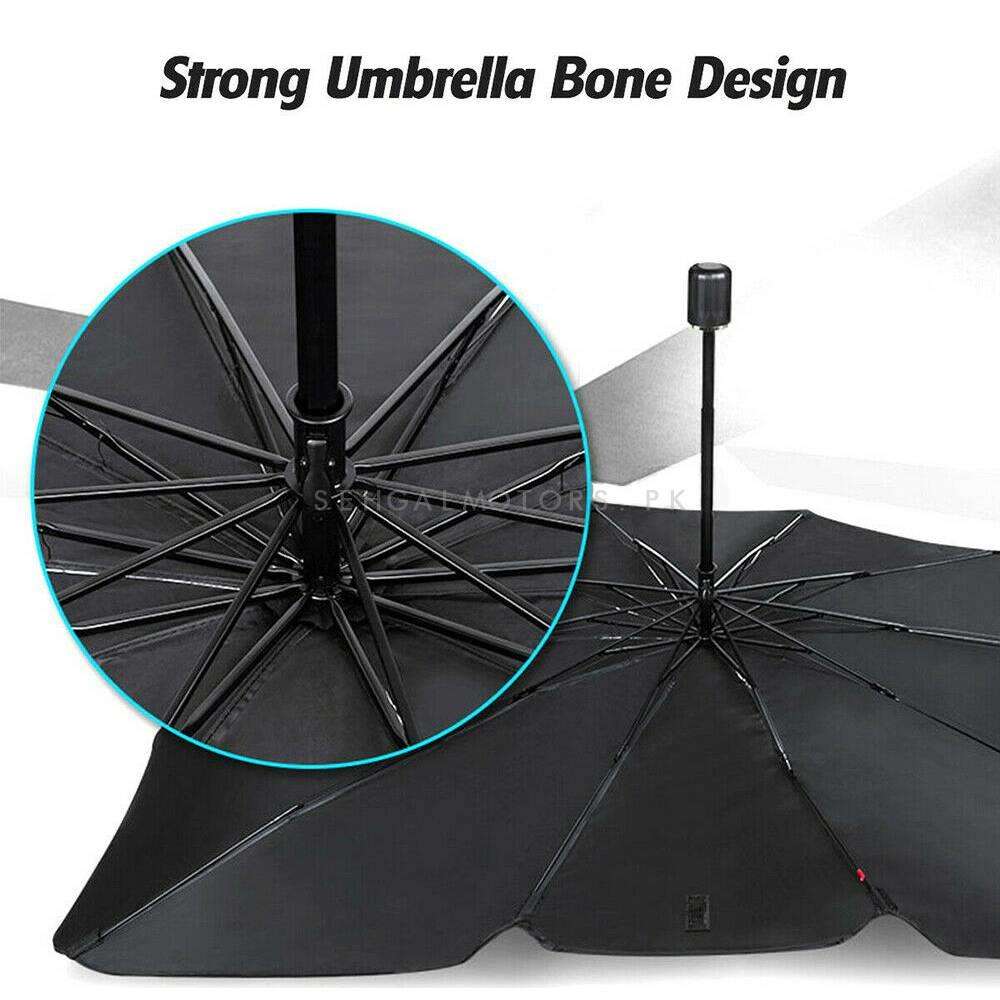 Foldable Car Windshield Sunshade Umbrella | Heat & UV Protection