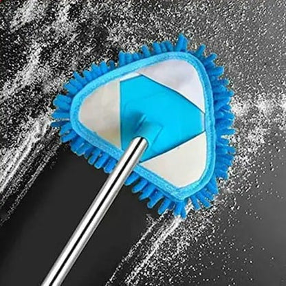 360° Triangle Microfiber Floor Mop | Rotating Flat Mop for Easy Home Cleaning