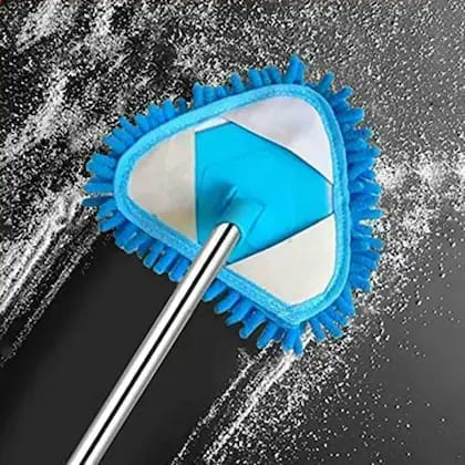 360° Triangle Microfiber Floor Mop | Rotating Flat Mop for Easy Home Cleaning