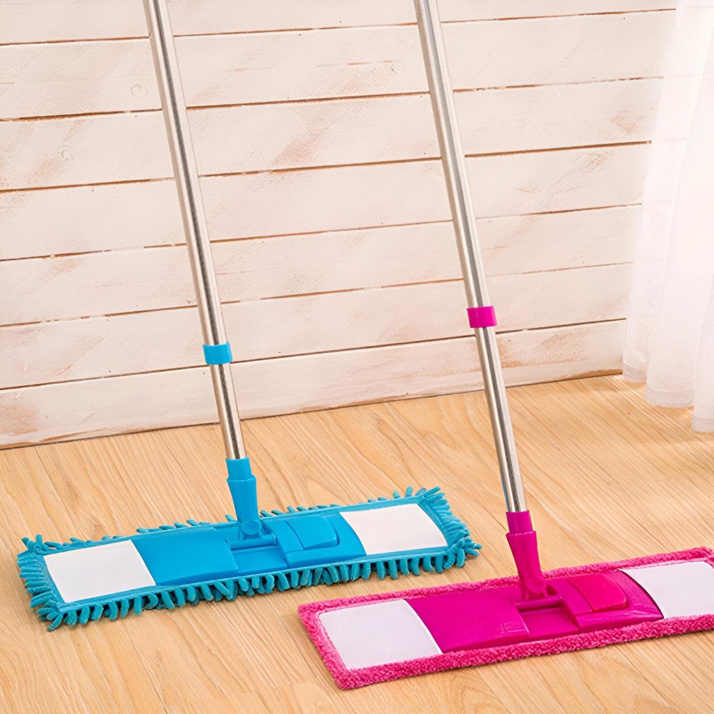 Premium Microfiber Flat Floor Mop | Reusable Wet & Dry Cleaning Mop