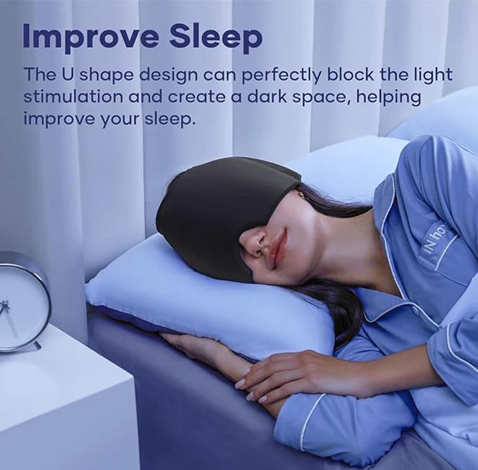 Headache & Migraine Relief Ice Therapy Cap | Reusable Cooling Gel Hat