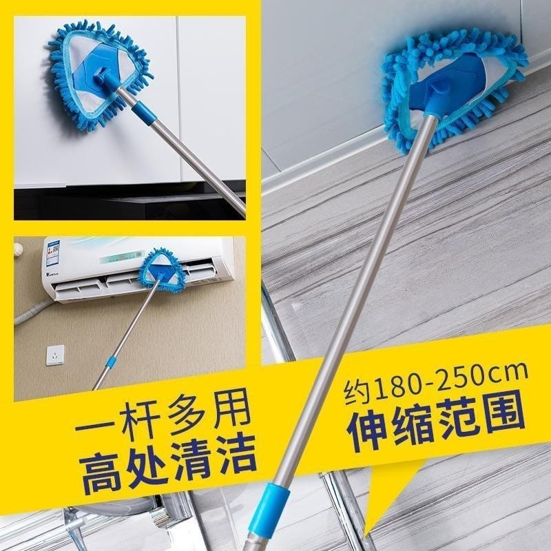 360° Triangle Microfiber Floor Mop | Rotating Flat Mop for Easy Home Cleaning