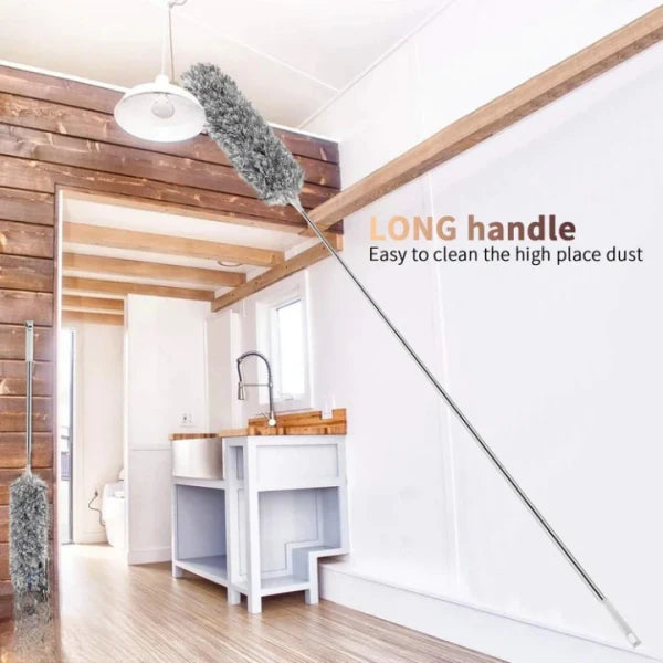360° Flexible Telescopic Dust Duster | Extendable Microfiber Cleaning Brush