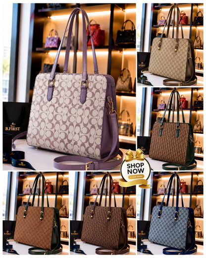 Women's Premium Printed Tote Handbag | Stylish Shoulder Bag for Office & Casual Use