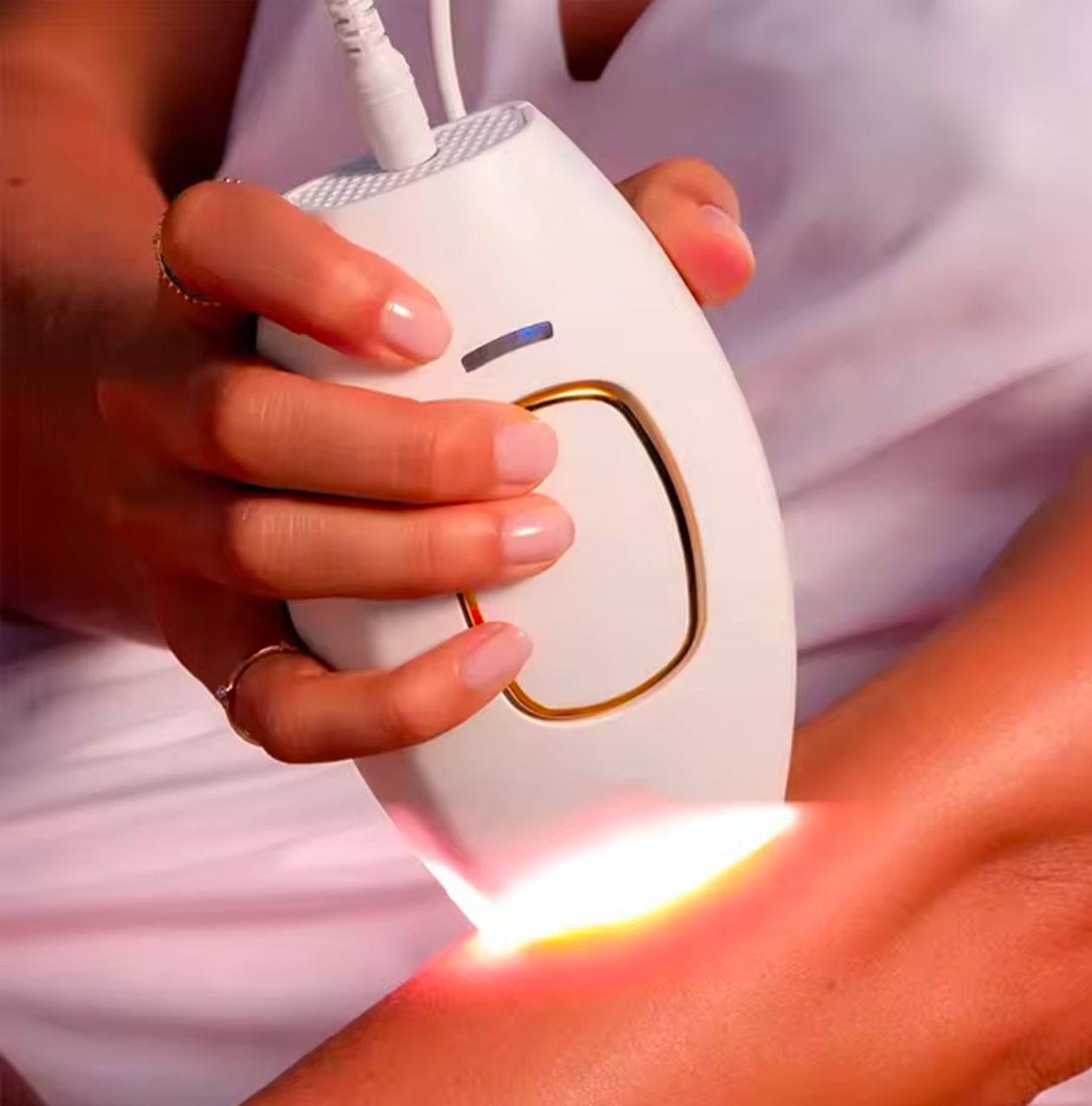 Portable IPL Laser Hair Removal Handset | Painless Hair Removal Device for Women