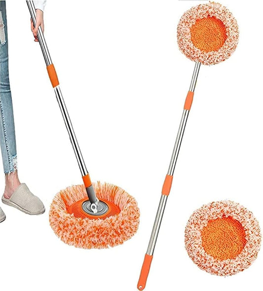 360° Sunflower Spin Mop | Premium Microfiber Floor Cleaning Mop