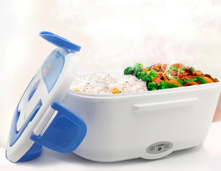 Portable Electric Lunch Box Food Warmer | Heated Lunch Box for Car, Office & Travel (12V)