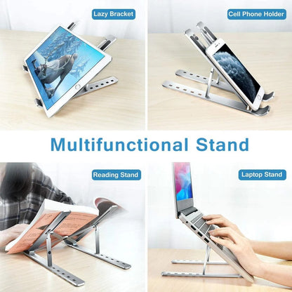 Adjustable Foldable Laptop Stand | Multi-Functional Laptop, Tablet & Book Holder