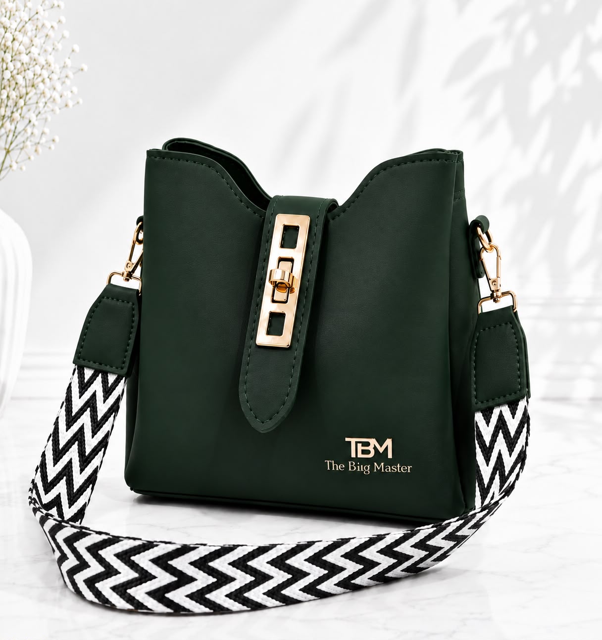 Premium Women's Crossbody Bucket Handbag with Adjustable Wide Strap | Stylish Ladies Shoulder Bag