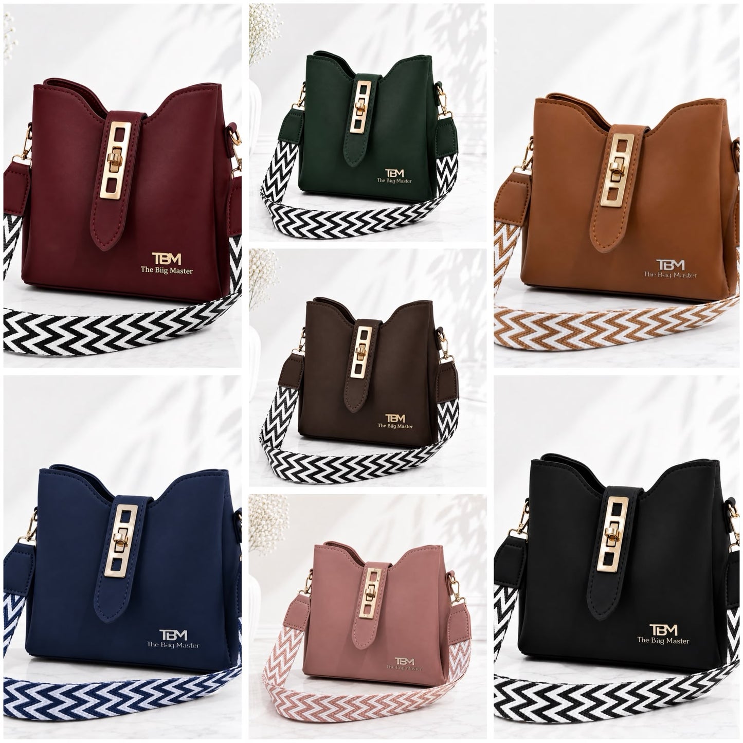 Premium Women's Crossbody Bucket Handbag with Adjustable Wide Strap | Stylish Ladies Shoulder Bag