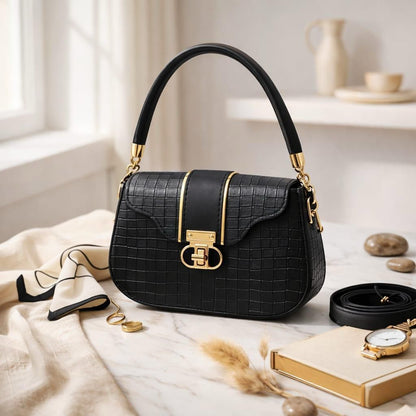 Women's Premium Crocodile Texture Handbag | Stylish Shoulder & Crossbody Bag