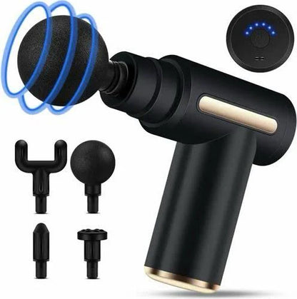 Portable Deep Tissue Massage Gun | 4 Massage Heads