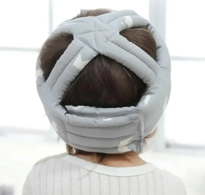 Baby Head Protection Cushion Cap – Soft Adjustable Anti-Fall Safety Cap