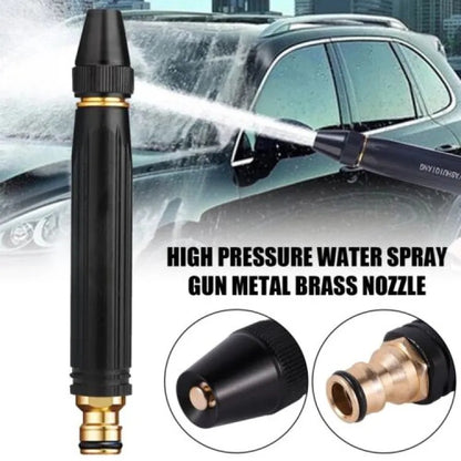 High Pressure Water Gun Nozzle | Adjustable Hose Spray for Car Wash & Garden