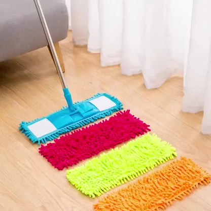 Premium Microfiber Flat Floor Mop | Reusable Wet & Dry Cleaning Mop