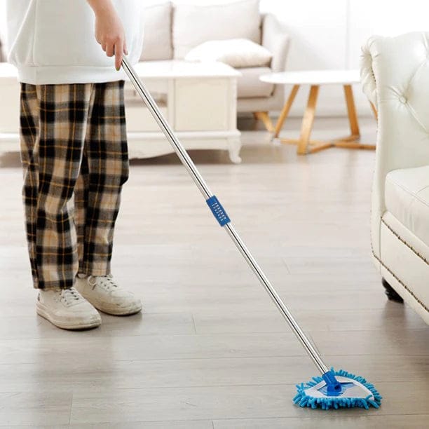 360° Triangle Microfiber Floor Mop | Rotating Flat Mop for Easy Home Cleaning