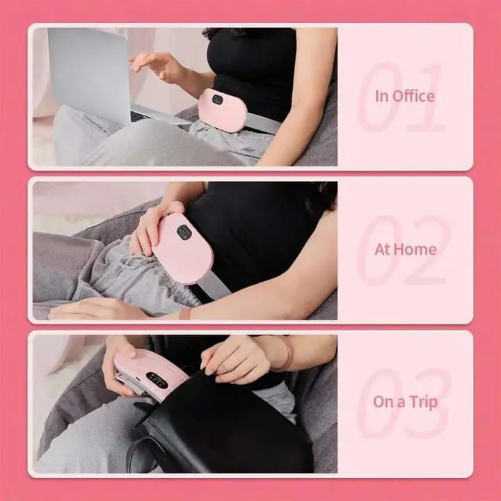 Period Pain Cramp Relief Belt Heating Pad