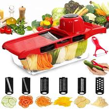6-in-1 Multifunction Vegetable Slicer & Mandoline Cutter