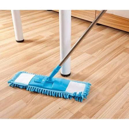 Premium Microfiber Flat Floor Mop | Reusable Wet & Dry Cleaning Mop
