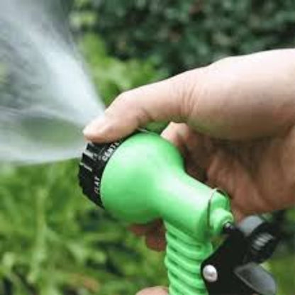 Expandable High Pressure Water Hose Pipe with 7-Mode Spray Nozzle | Flexible Multipurpose Water Pipe