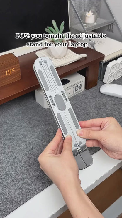 Adjustable Foldable Laptop Stand | Multi-Functional Laptop, Tablet & Book Holder