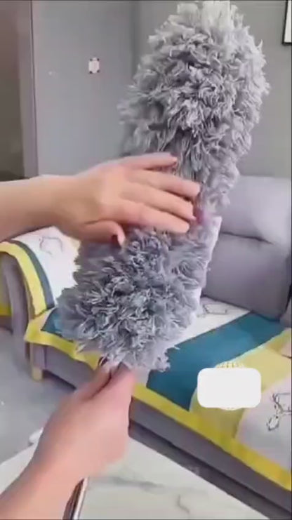 360° Flexible Telescopic Dust Duster | Extendable Microfiber Cleaning Brush