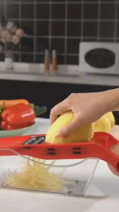 6-in-1 Multifunction Vegetable Slicer & Mandoline Cutter