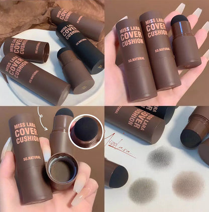 Miss Lara Cushion Cover Shadow Stick Powder For Eyebrown and Hair (For Man & Woman) (Black & Brown Color)