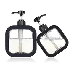 Premium Refillable Soap Dispenser with Sponge Holder | Kitchen & Bathroom Liquid Soap Pump Dispenser